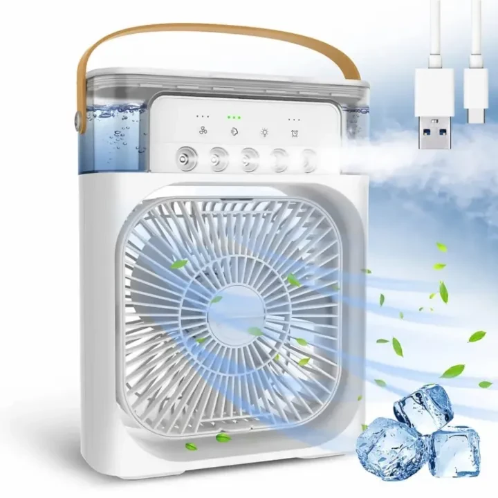 Small Portable Air Conditioner Usb Desktop Cooler Conditionimg Humidifier Fan