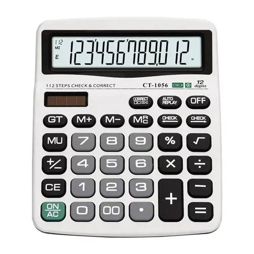 12 Digits CT-1056 Calculator Best Quality(PACK OF-1) 12 Digits CT-1056 Calculator Best Quality(PACK OF-1)